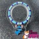 Bracelet : Perles Heishi Bleu avec Pendentif Stitch