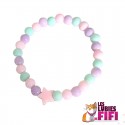 Bracelet Enfant : Étoile Pastel