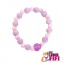 Bracelet Enfant : Cœur Pastel